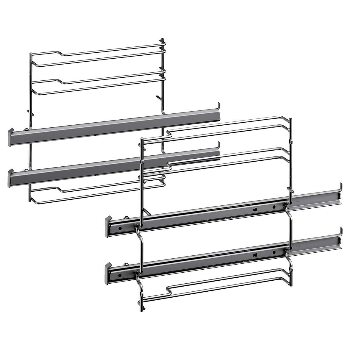 Bosch HEZ538200 Accessory for Ovens/Pull-Out System / 2-Way Telescopic Extension/Stainless Steel