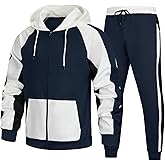 MANLUODANNI Track Suits Mens Long Sleeve Full-Zip Running Jogging Sports Sweatshirts and Pants
