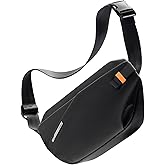 Inateck Sling Bag X-Lite, Lightweight Crossbody Shoulder Chest Bag with Quick-adjust Strap, Water-resistant Waist Fanny Pack for Men, Women, Travel, Cycling, Hiking, Work, Sports