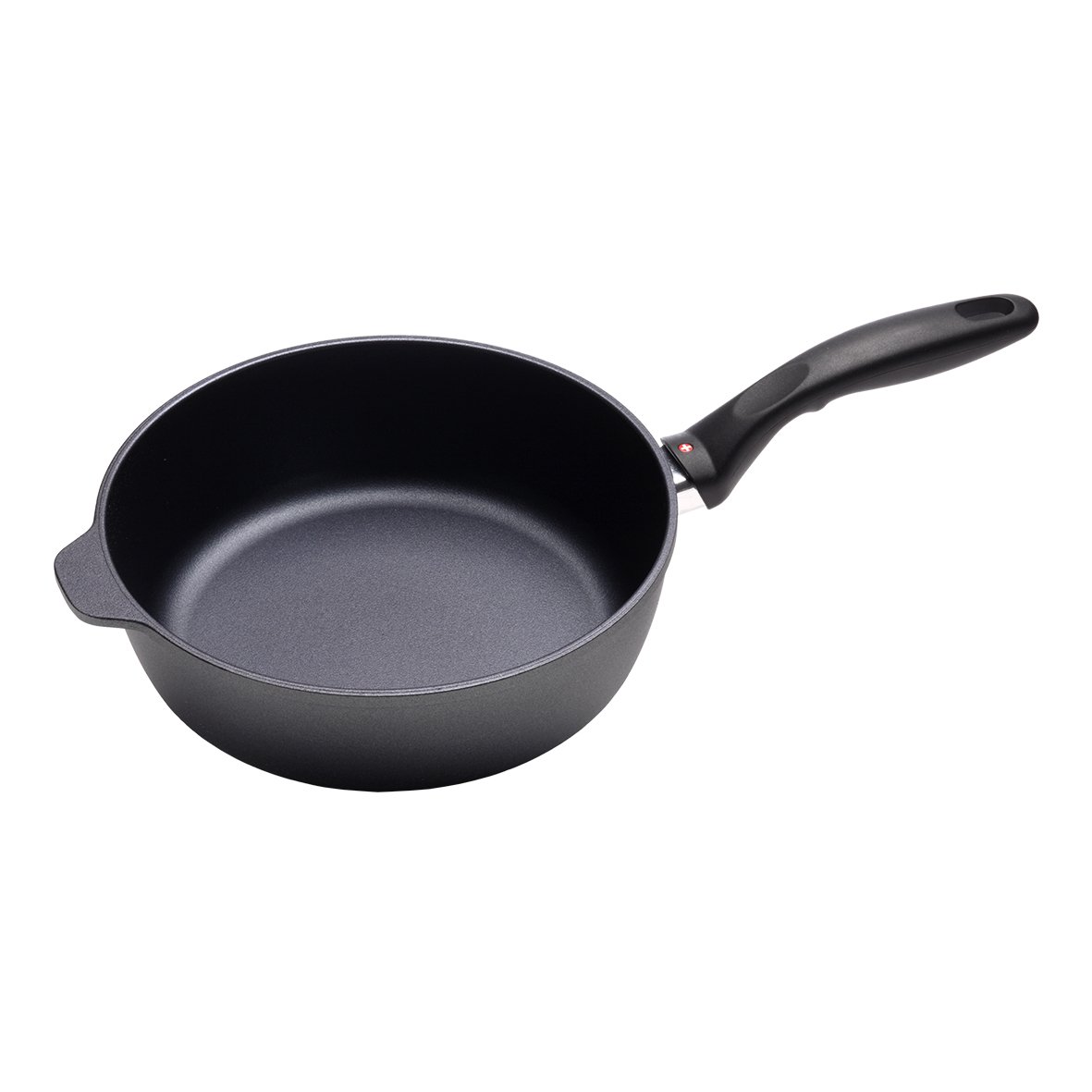 Swiss Diamond Non Stick Round Saute Pan Cast Aluminium Grey Black 26 cm