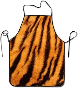 Reredith Tiger Have Stripes Delantales de Cocina Delantal con Peto