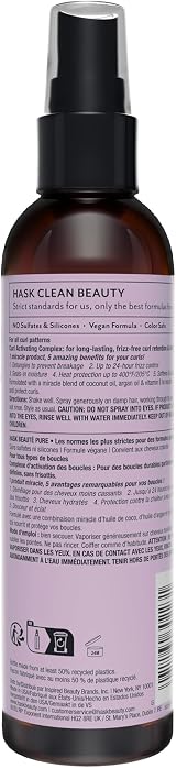 HASK Curl Care 5-in-1 Leave-In Conditioner Spray 1175mL Vegan Cruelty Free view 8