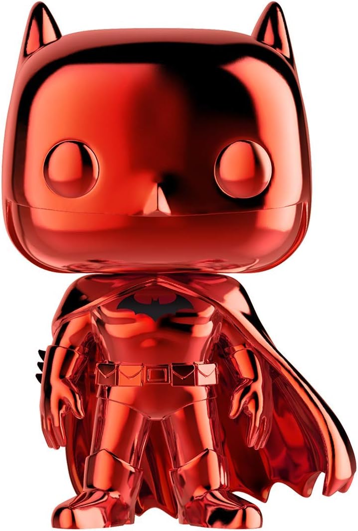 Funko Pop! Heroes: DC Super Heroes - Batman (Red Chrome Exclusive) #144 - Image 3