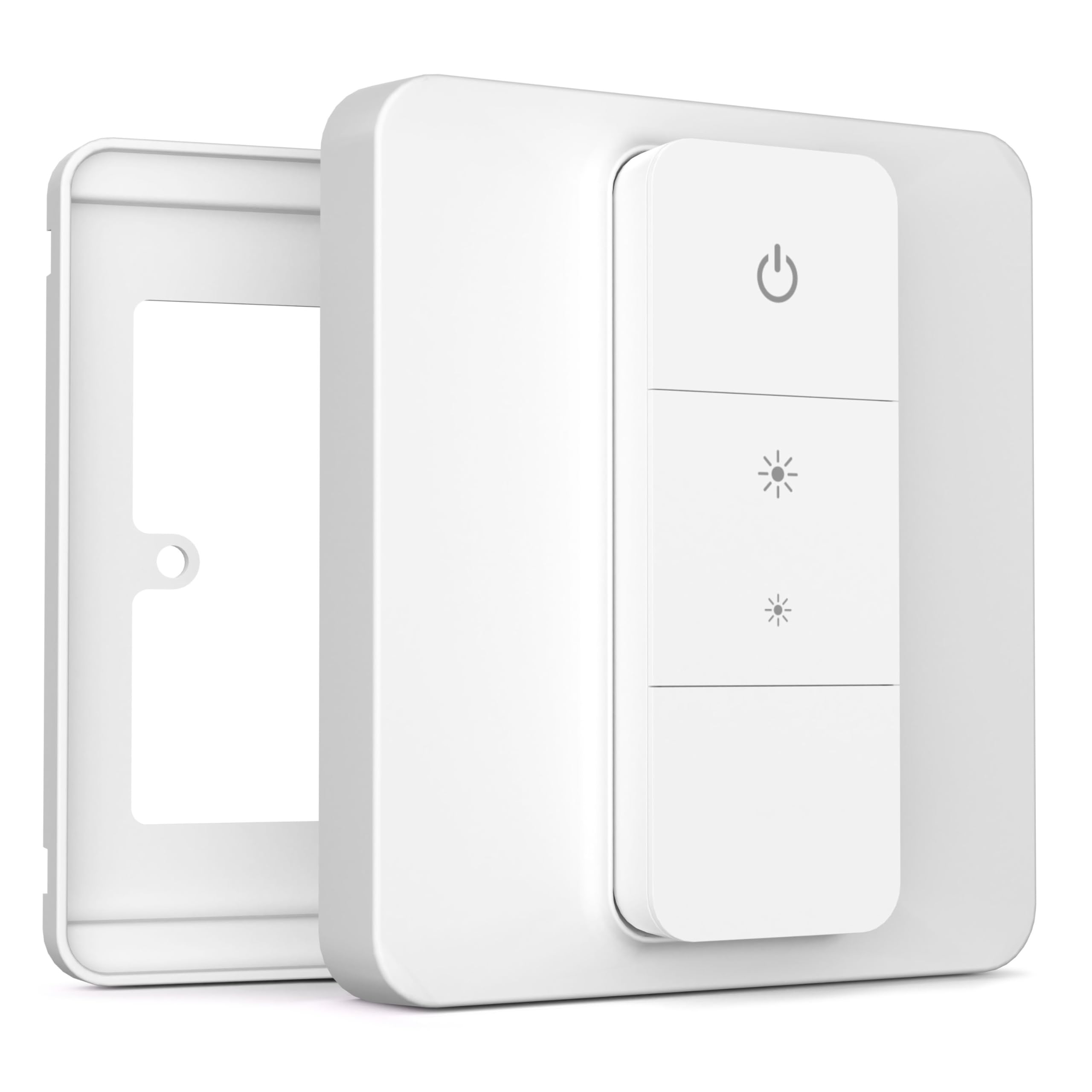 IYOKI® Pro Switch Cover for Philips Hue Dimmer V2, Compatible with Hue Switch Cover, Remote Light Switch Plate Adapter, 1-Gang (2-Pack)