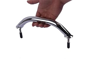 HOFFEN 8" Boat Grab Bar 316 Stainless Steel Polished Grab Handle Handrail Hardware Multipurpose
