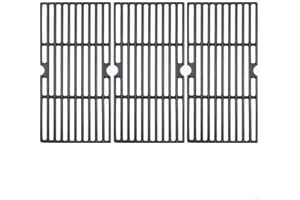 FORYEYC 16 15/16 Inch Cast Iron Cooking Grates for Charbroil Advantage 463343015, 463344015, 463344116, G421-0008-W1 Advantage 3 Burner Gas 2 Coal Parts 463340516, Tru Infrared 463336016 Replacement Parts