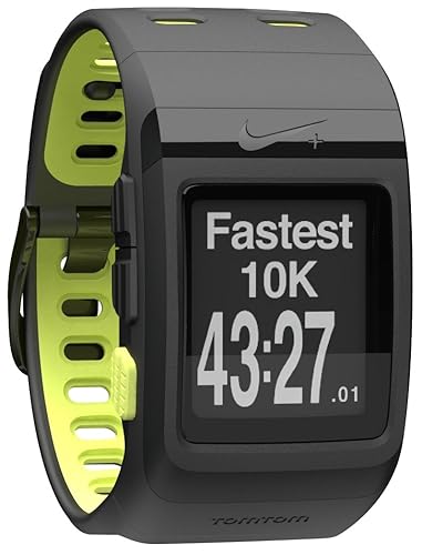 Nike+ SportWatch GPS Powered by TomTom (Black/Volt) in Kuwait