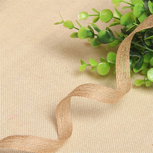 4 Natural+Burlap+Beautiful+Wedding+Decoration
