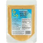 MARUFUKU Authentic White Miso Paste from Japan - Savory Seasoning 7.0 OZ | This miso can be used in a wide variety of dishes, including soup bases, dashi, stews, dressing, sauces, marinades, and ramen