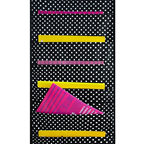 Godery Hanging File Folder Holder Organizer, Cascading Fabric Organizer, Door & Wall Filing Organizer, Perfect to Home School Office Classroom Use ... (Black)