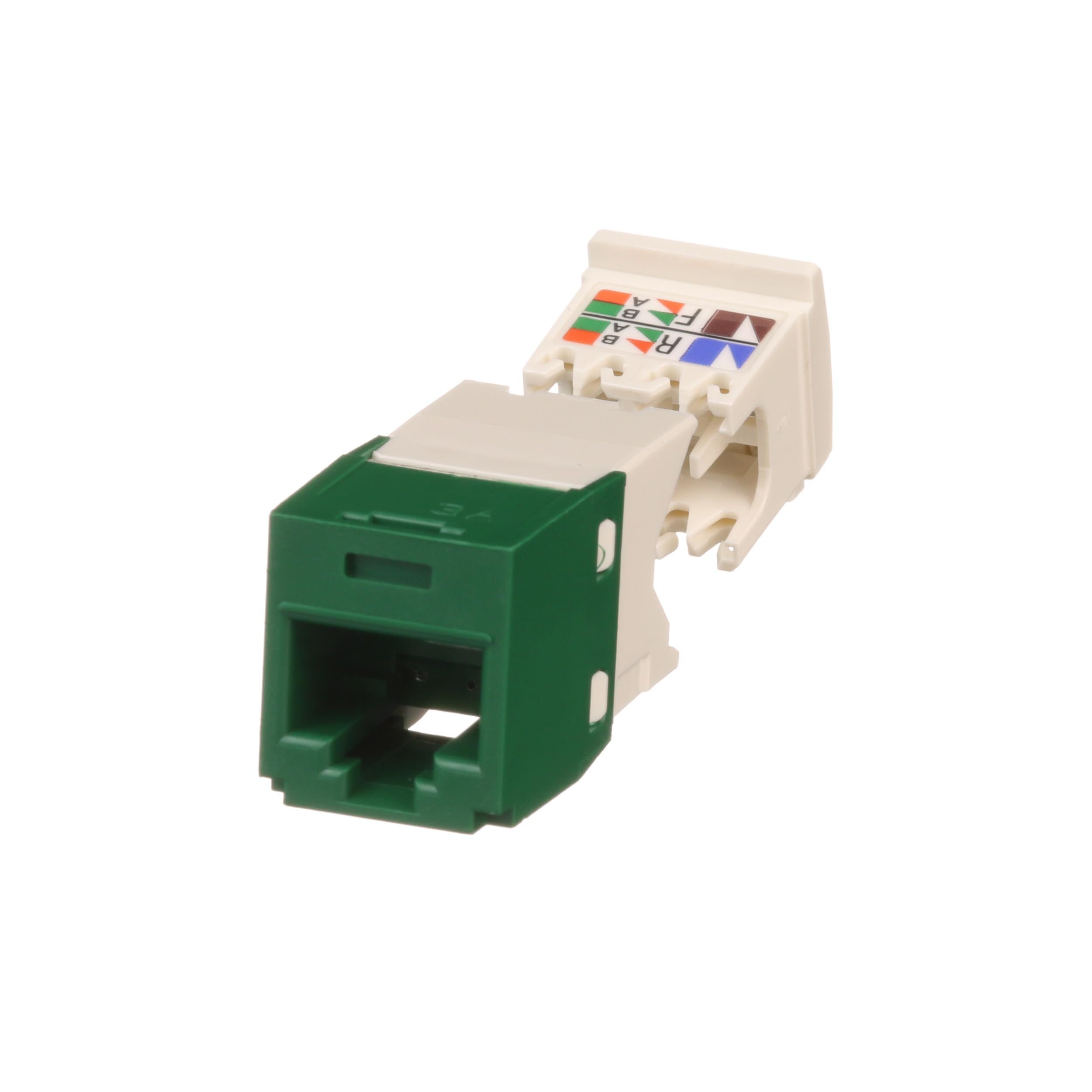 Panduit CJ688TGGR Category-6 8-Wire TG-Style Jack Module, Green