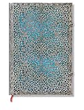 Maya Blue Journal: Unlined Grande (Silver Filigree Collection)