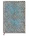 Maya Blue Journal: Unlined Grande (Silver Filigree Collection)