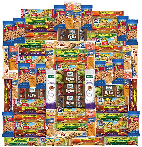 Healthy Bars, Nuts & Crackers Snack Pack Assortment by Variety Fun (Care Package 72 Count) - Thumbnail 5