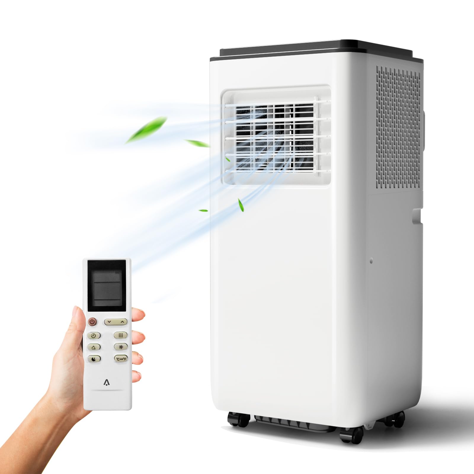 Photo 1 of 8,000 BTU Portable Air Conditioner Cools Up to 350 Sq.Ft, 3-IN-1 Quiet Portable AC Unit with Remote Control, Smart/Sleep Mode, Auto Swing, 24H Timer
