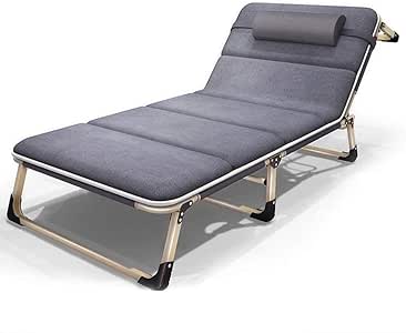 Muebles de patio, tumbonas de moda Una silla de salón plegable portátil