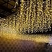 Fairy Lights Outdoor String Lights 33ft 100 LED with Memory Modes Controller, Extendable Christmas Lights Decorations for Wedding, Christmas, Party, Patio, Indoor Outdoor (Black Wire- Warm White)
