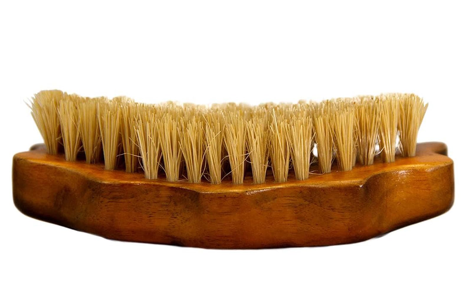 Photo 1 of 100% Vegan Plant Based Bristle 360 Wave Brush, Hand Crafted with Ash Hardwood Detangler Hair Brush for Men and Women All Hair Textures Creates Layer Hair Waves