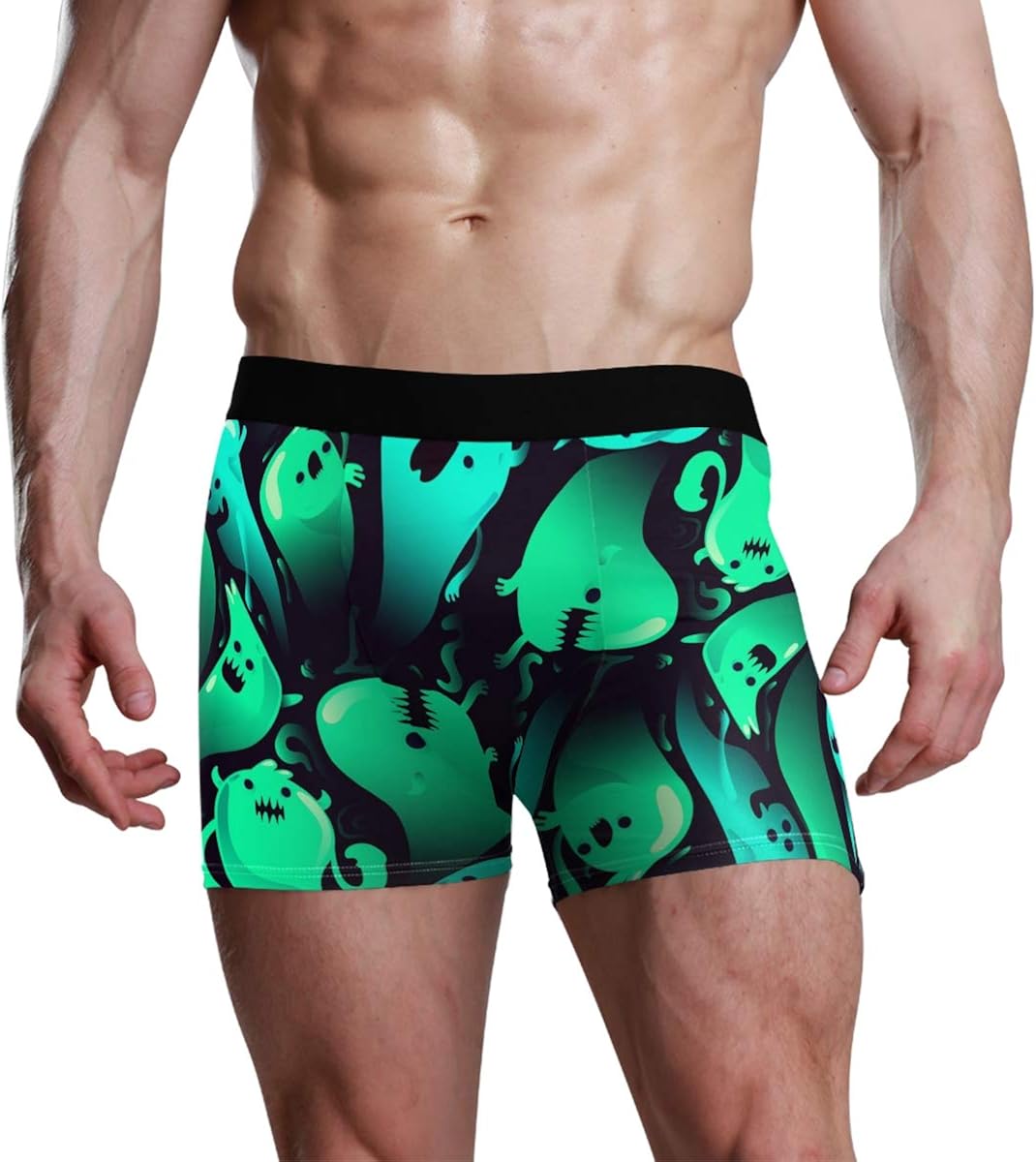 Halloween Ghost Boxer Briefs Men Underwear Underpants S M L XL Amazon