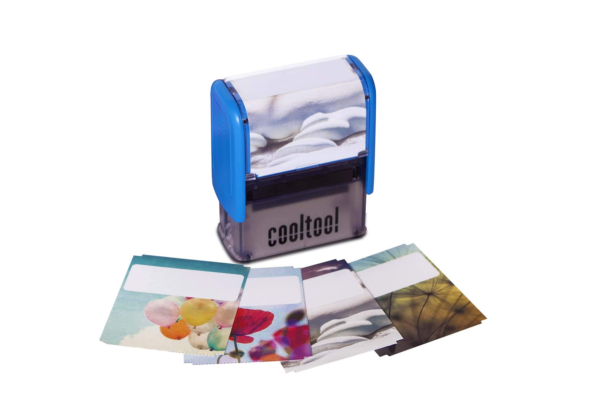 Trodat Cool Tool Stamp Blue