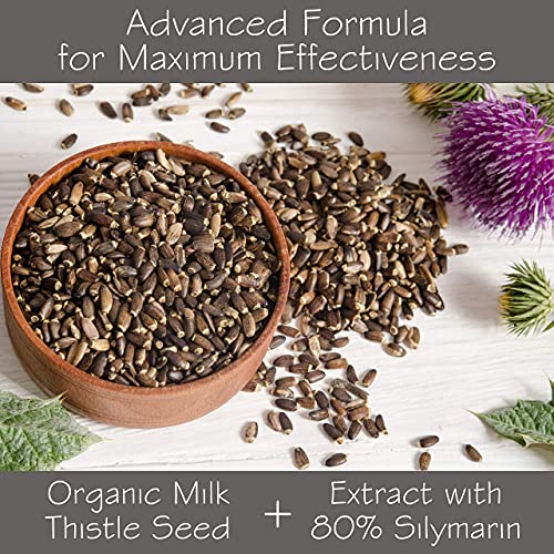 Herbal Roots Milk Thistle Capsules Extra Strength 80 Silymarin