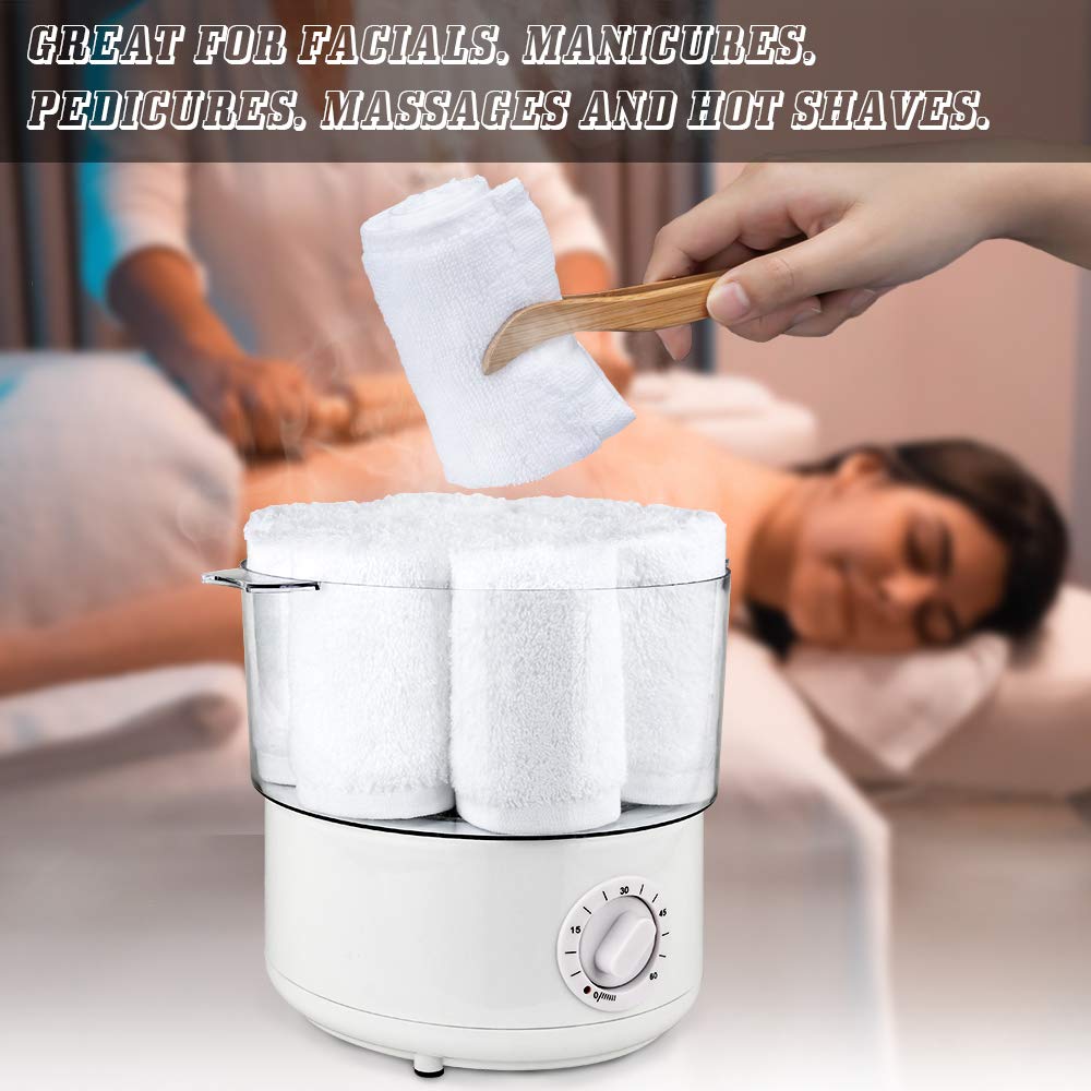 Mini Quick-Heating Towel Warmer and Towel Steamer. Elegant White Towel Heater is Very Suitable for Places Such as Salon, Spa, Beauty and Personal.: Beauty