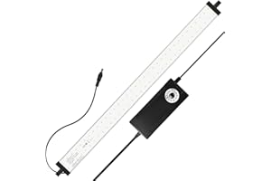 Fasonic Light Bar for 32x32 inch Photo Studio Light Box, 70 LED Beads 360° Rotating Dimming Light Panel Kit, 1 Light Bar, 1 Adapter