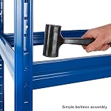 BiGDUG Heavy Duty Garage Shelving Unit 4 Tier 600kg per Shelf 2400kg Bay view 10