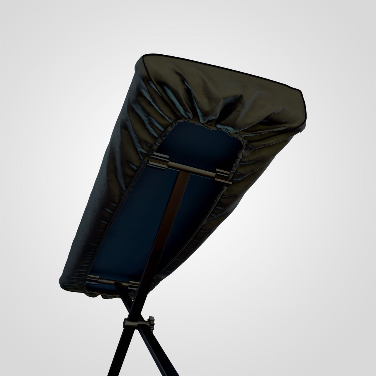 Interpro Dust Cover for 88 Keys Keyboard in Black Size 10"(H) x 56