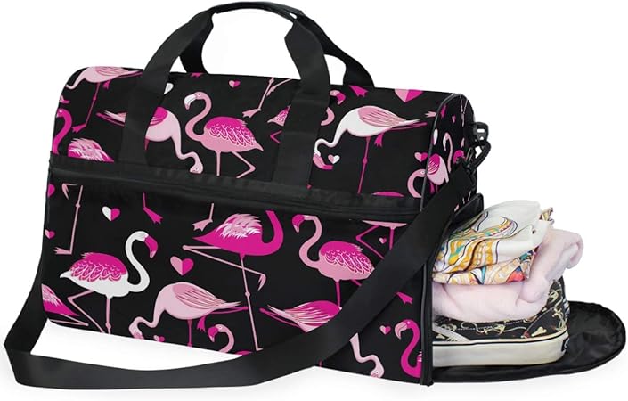 flamingo hand luggage