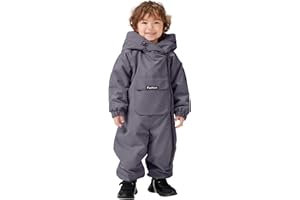 Sdwingk Snow Suit for Kids Girls Boys Waterproof Windproof Snowsuit Fleece Lined Hooded Ski Suit Winter Outdoor Suits