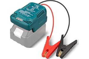 FYBEMAX Jump Starter Adapter for Makita 18V Battery, 12V Portable Car Jump Cables, Automotive Booster Cable Adapter, Jump Starting Dead or Weak Batteries, Engine up to 3.5 Liters (NO Battery)