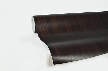 ELTON Self Adhesive Vinyl Sheet Liner for Cupboard and Shelf (1x4 ft, Mahogany Oak Wood)