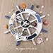 WINOMO 18-Inch Wheel Wall Decor Nautical Decor Nautical Boat Steering Wheel