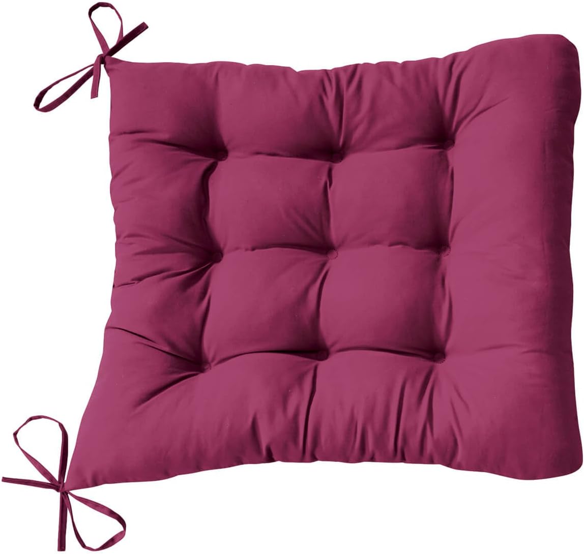 Best Two Piece Rocker Rocking Chair Cushions Seat & Back Pads Set Red