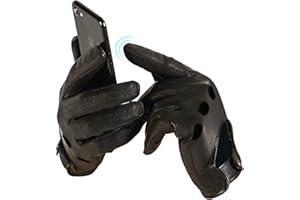 Harssidanzar Men's Leather Driving Gloves, Soft Unlined Gloves, GM026CA