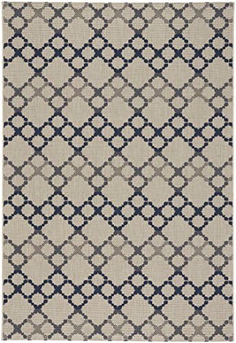 Capel Rugs Kevin O'Brien Elsinore-Santorini Woven Rug - Midnight Blue - 7' 10" x 11' - Rectangle
