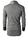 H2H Mens Clergy Cardigan Sweater GRAY US S/Asia M (KMOCAL012)