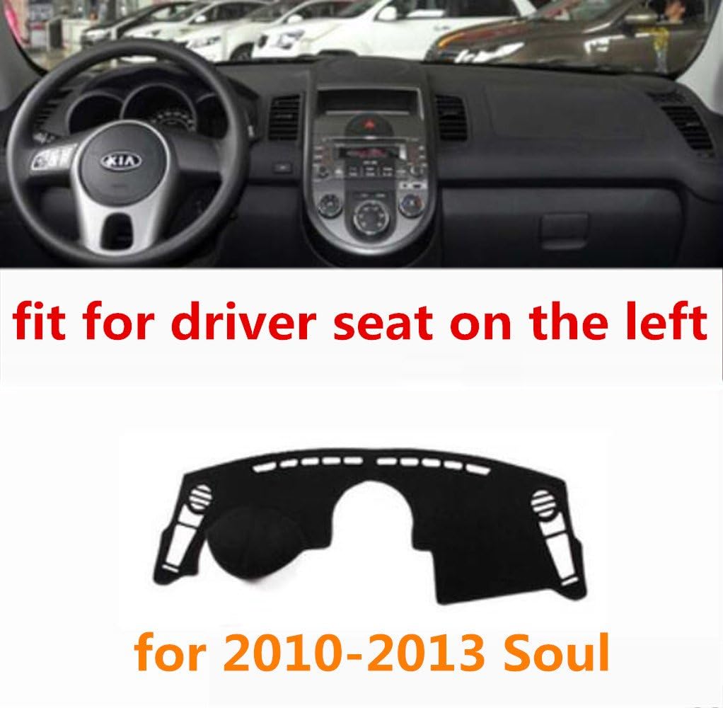 HEALiNK Car Dashboard Cover Mat for KIA Soul 2010-2013