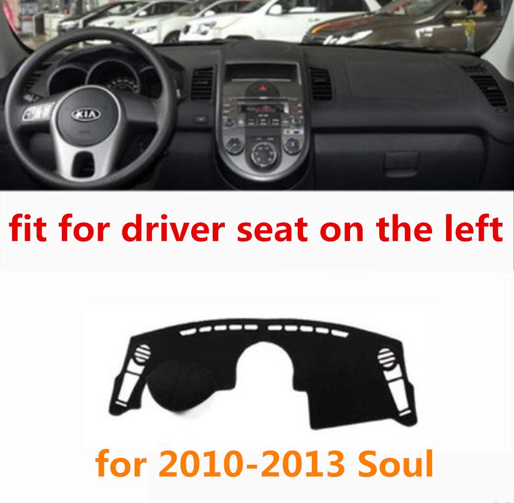 HEALiNK Car Dashboard Cover Mat for KIA Soul 2010-2013