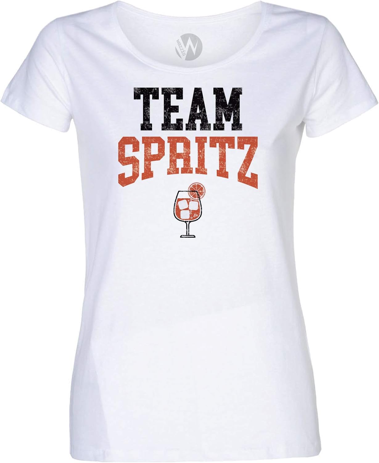 Femmes Top Tee Shirt Team Spritz Message Humour Citation Femmes Top Tee Shirt Team Spritz Message Humour Citation