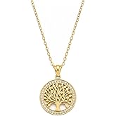 Tree of Life Pendant Necklace, Family Tree Necklace, Tree Pendant, 925 Silver Handmade Jewelry, Gift for Her