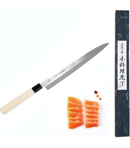 Amazon.com: Masahiro Fukui Stainless Steel Yanagi Blade 10.6