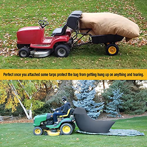 SurmountWay Lawn Tractor Leaf Bag54 Cubic Foot Standard Leaf Bag, 420D