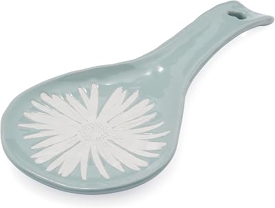 Cooksmart Large Ceramic Spoon Rest - British Designed Kitchen Accessory