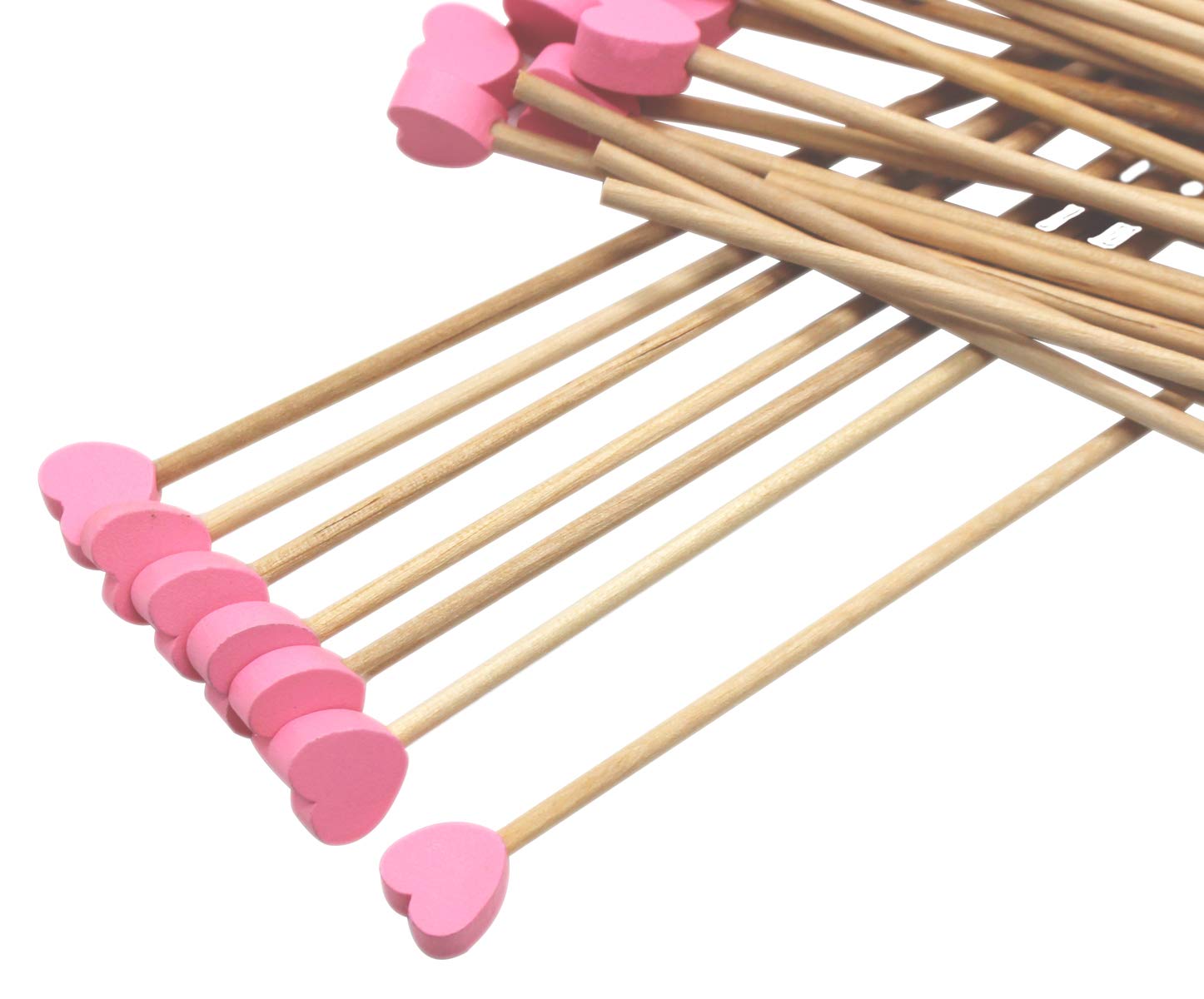 100 Pcs Disposable Color Wood Swizzle Sticks Wooden Coffee Stir Sticks Birchwood