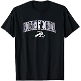 North Florida Ospreys Arch Over Logo Officially Licensed T-Shirt Small
