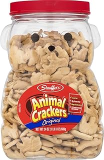 Stauffers Original Animal Crackers 24 Oz Bear Jug 2 Containers