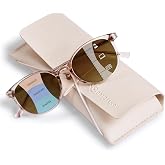 OPTOFENDY Progressive Sunglasses for Women Men, TR90 Reader Sunglasses | Round, Multifocal, Spring Hinge, UV400 Protection