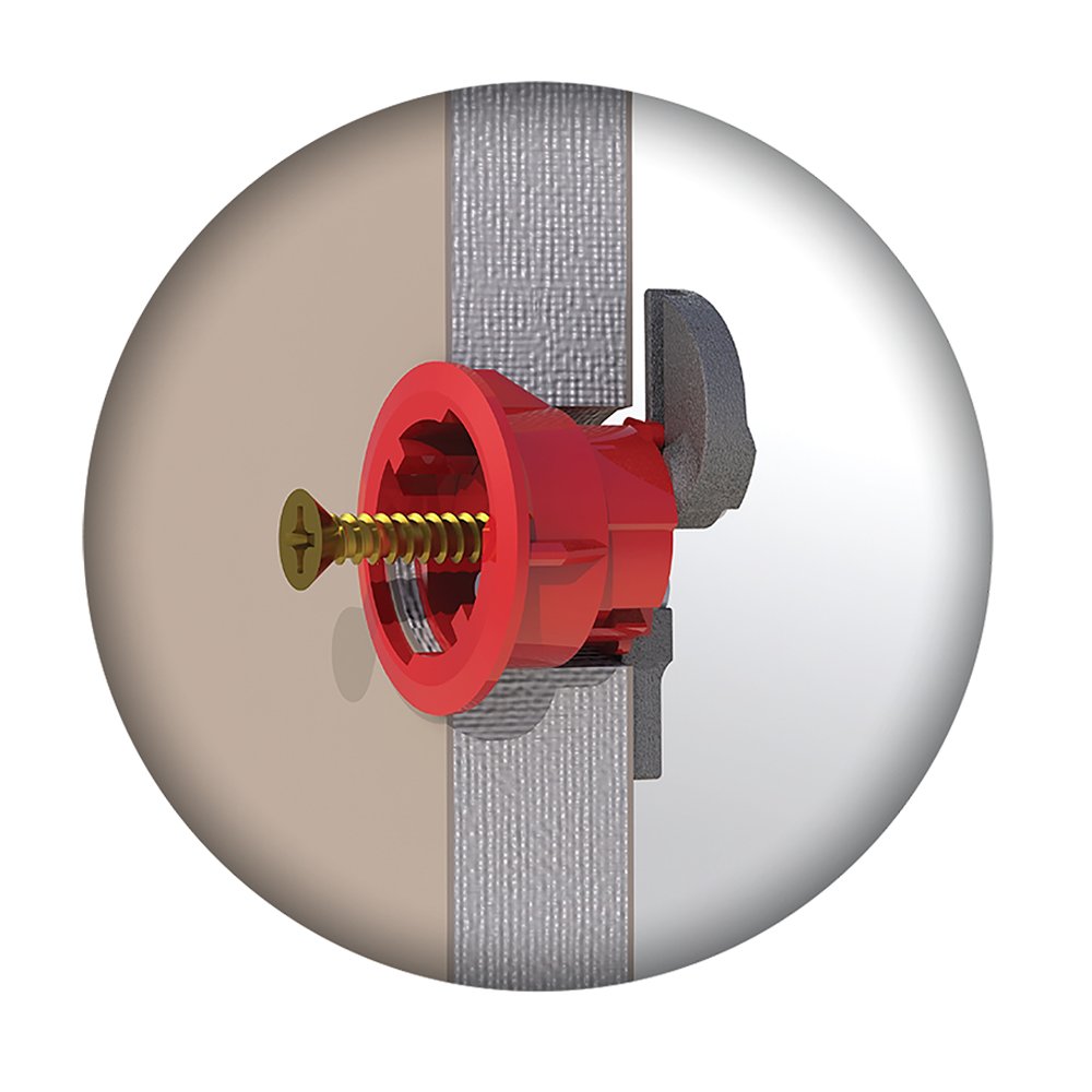 Paquete de 4 4 Pack Grip It 162-254 Fijaciones para pladur GripIt Red